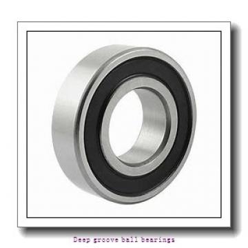 1,5 mm x 6 mm x 3 mm  skf W 630/1.5 R-2Z Deep groove ball bearings