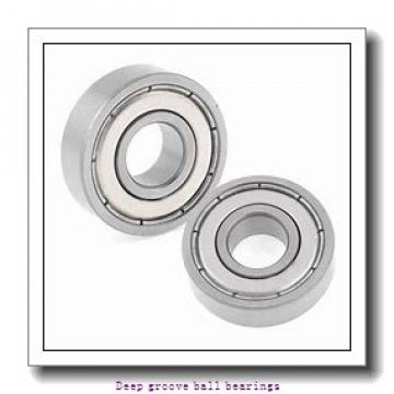 2.5 mm x 6 mm x 2.6 mm  skf W 638/2.5-2Z Deep groove ball bearings