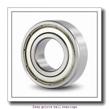 19.05 mm x 41.275 mm x 11.113 mm  skf D/W R12-2Z Deep groove ball bearings